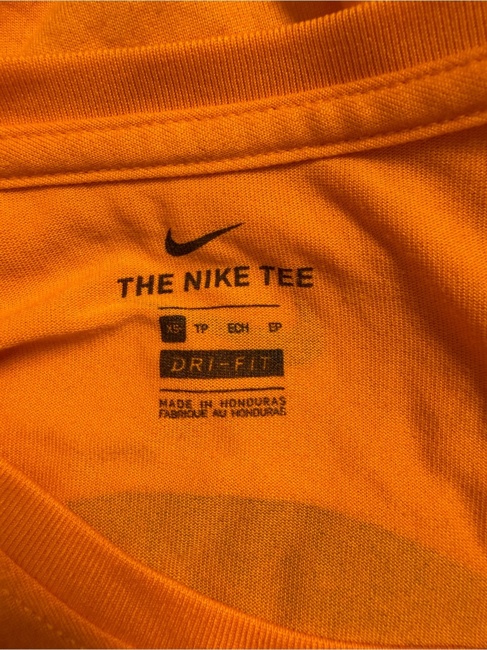 Nike Womens Dri-Fit Tomboy Tank XS Orange Pink "Just Do It" Racerback Athletic - Picture 2 of 7